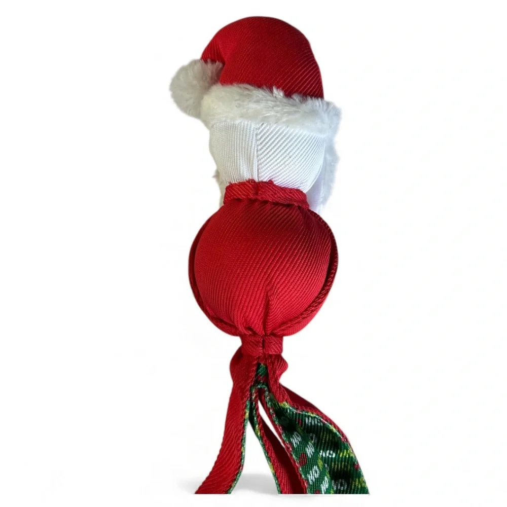 New Kong Santa Dog Toy throw tug fetch